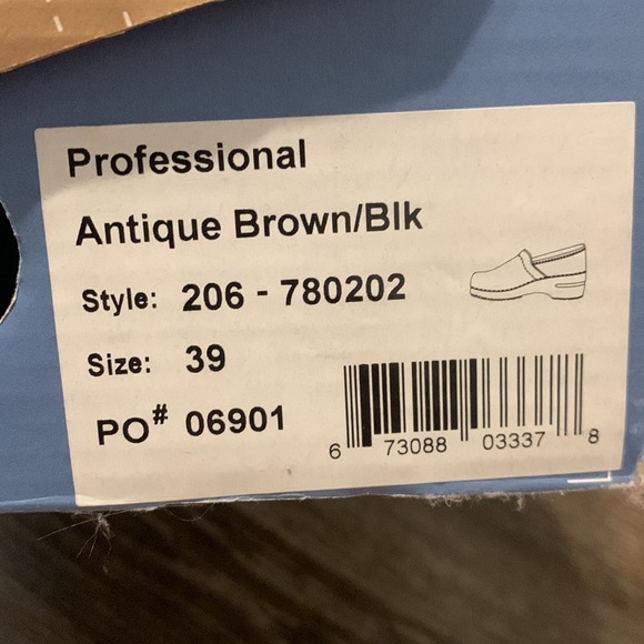 Brown Dansko women’s shoes. Size 9, worn once. Still have the original box. - Picture 5 of 6